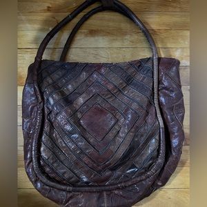 Monserrat De Luca Brown Leather Tote